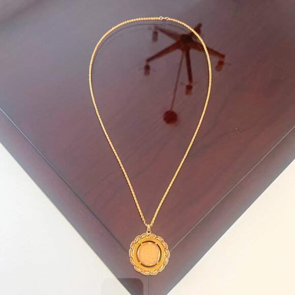 22K Gold 1904 King Edward Coin set on a 21K Gold Pendant & 21K Gold Necklace! - Picture 2 of 16